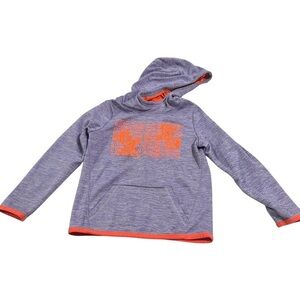 Under Armour Heathered‎ Purple & Orange  ColdGear Hoodie - Youth XS